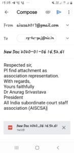 Read more about the article AISCSA letter to Hon’ble Chief Justice,Gujarat high court